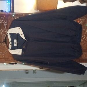 Men's windbreaker, size L, ixspa, blue and white